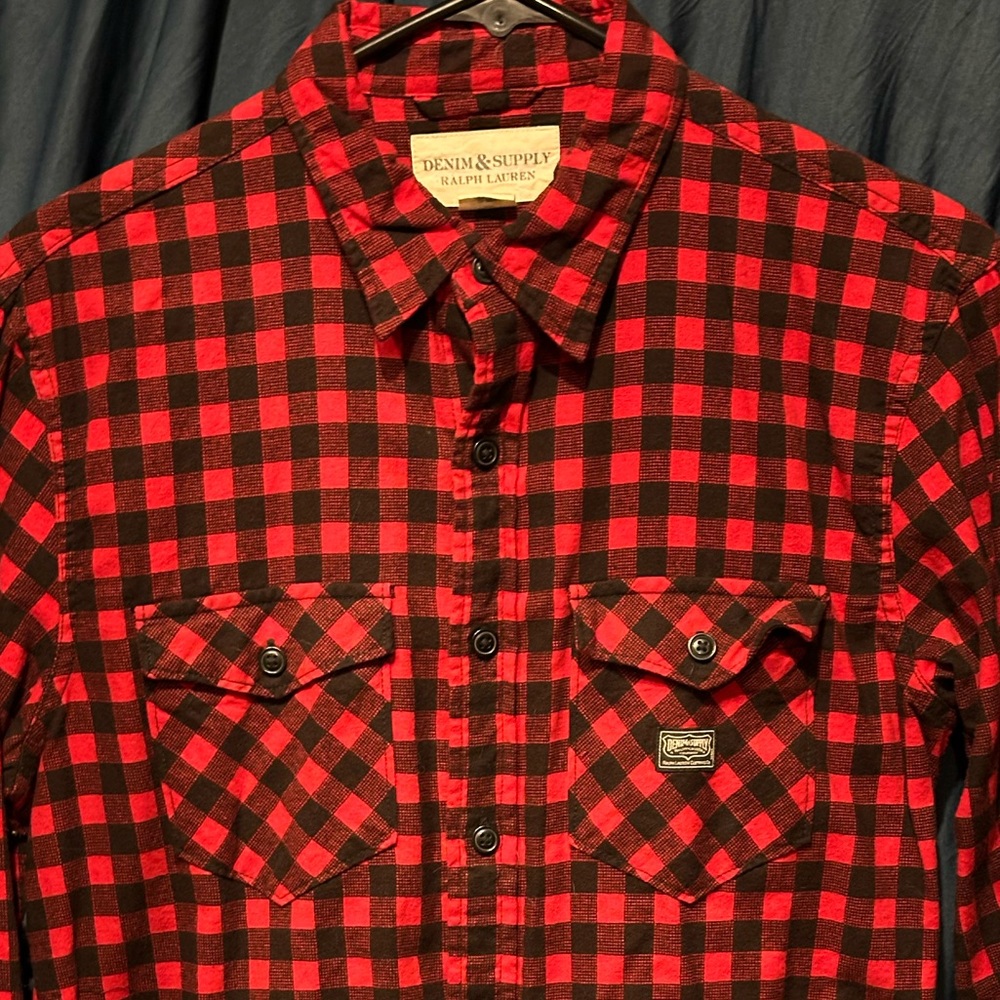 Denim and Supply by Ralph Lauren long sleeve button up flannel shirt